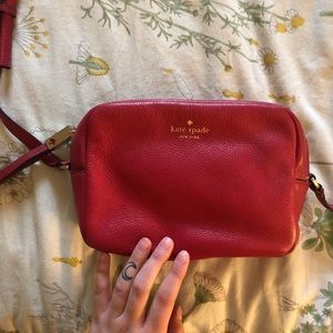 red kate spade crossbody